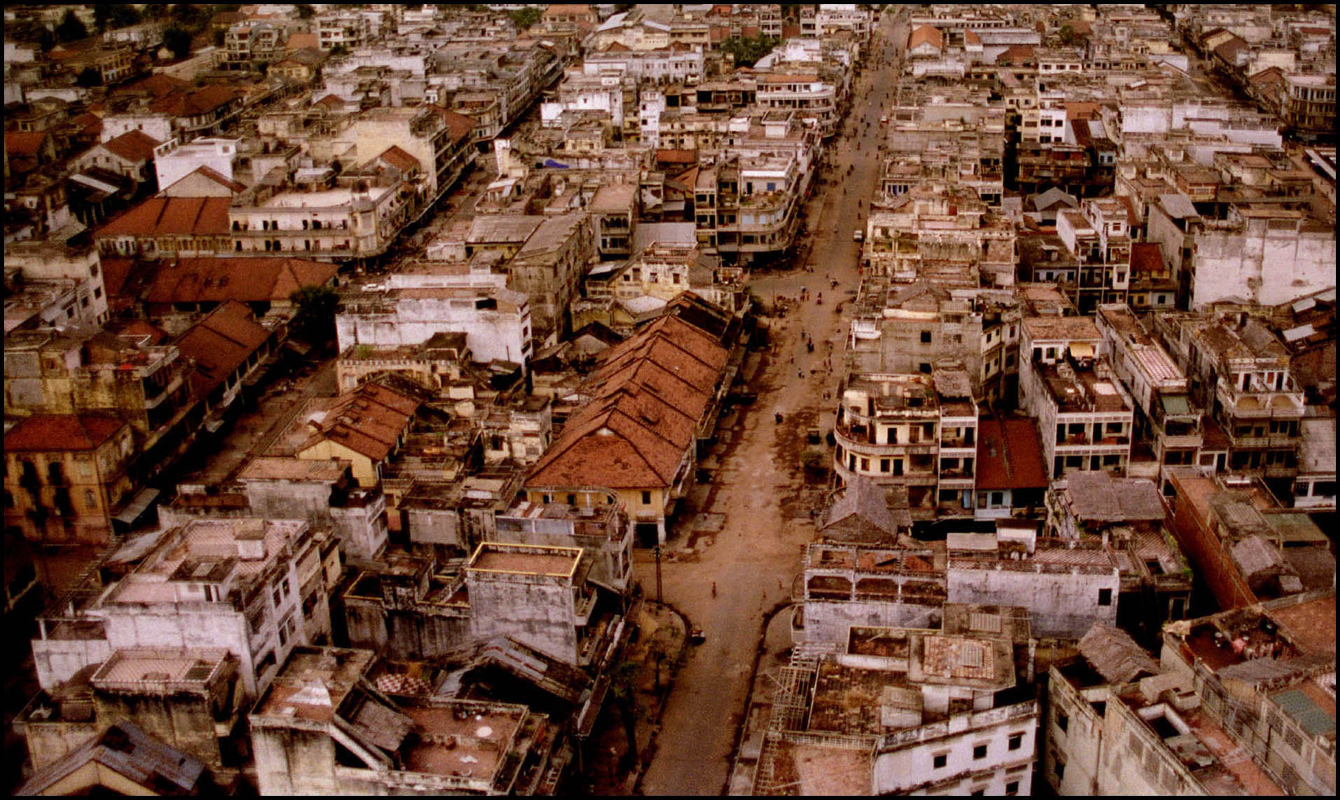 'Battambong by air' Battambong, Cambodia 1992