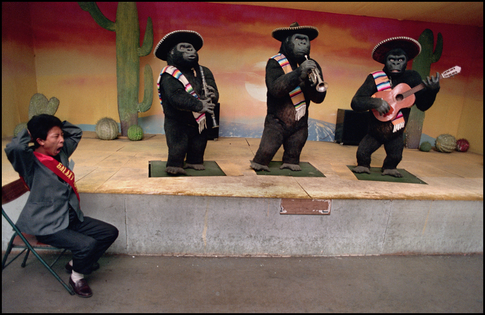 'Mechanical Mariachi Monkeys' Bejing, China 1992