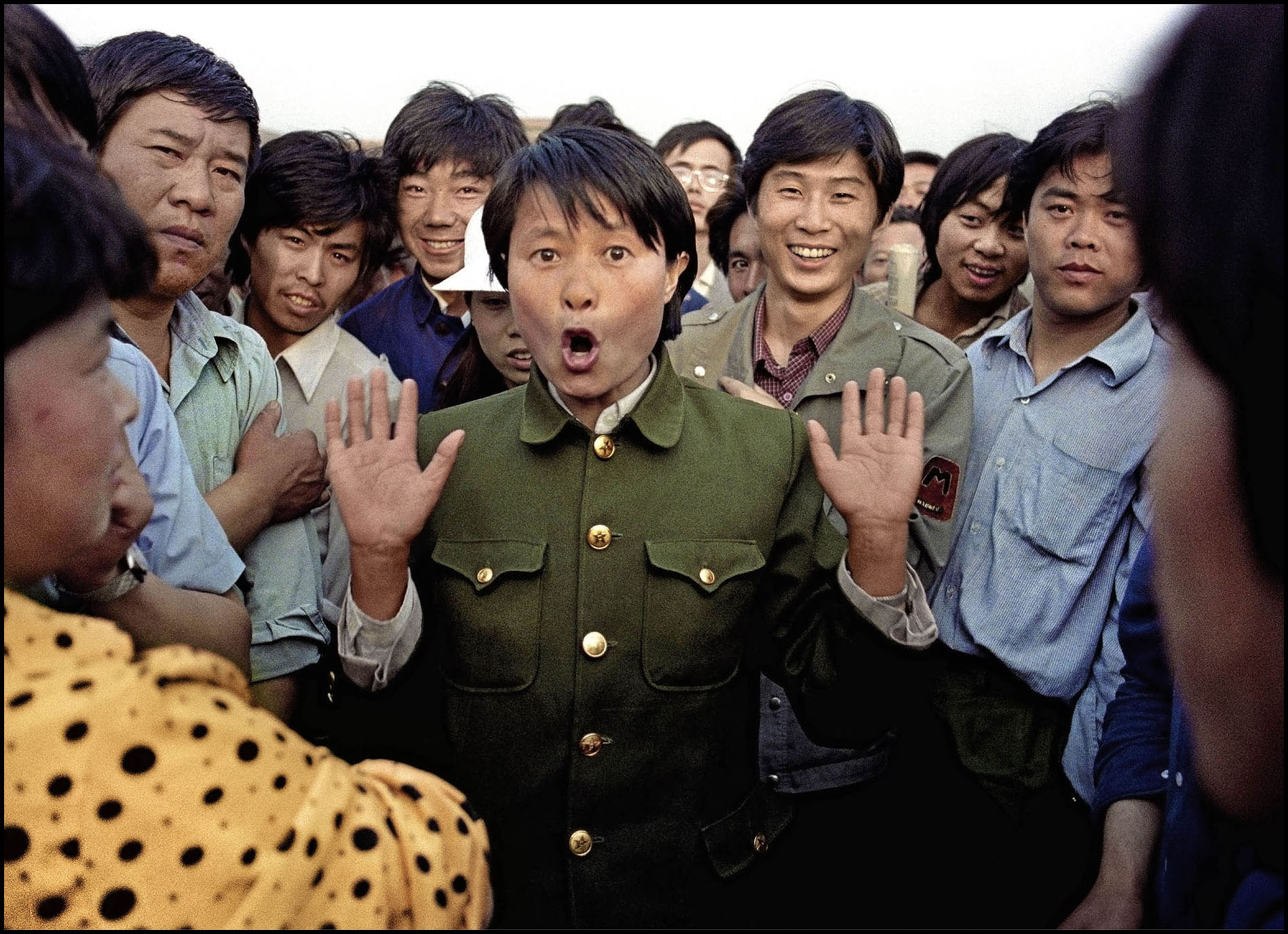 'Singing Police Woman' Beijing, China 1989