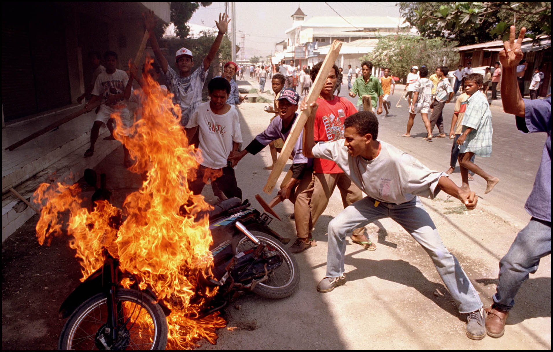 'Timor Riot' Dili, East Timor 1995