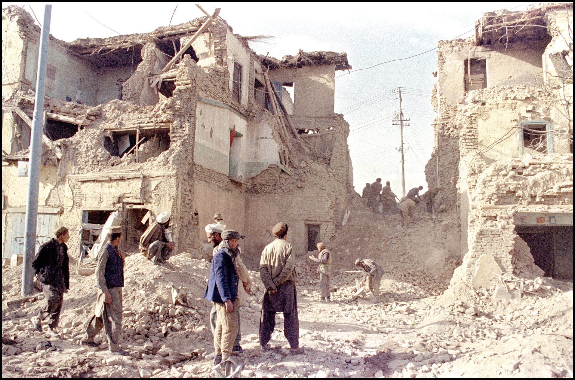 'Bomb Building' Kabul, Afghanistan 1990