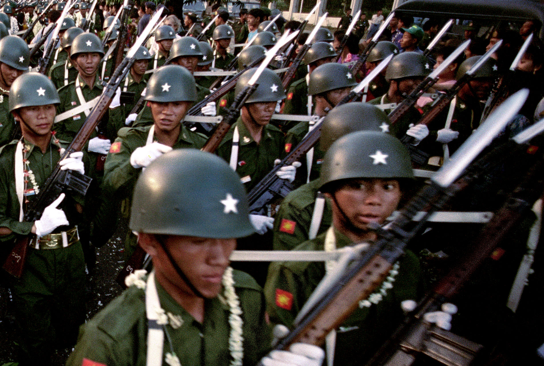 'Armed' Rangoon, Burma 1994